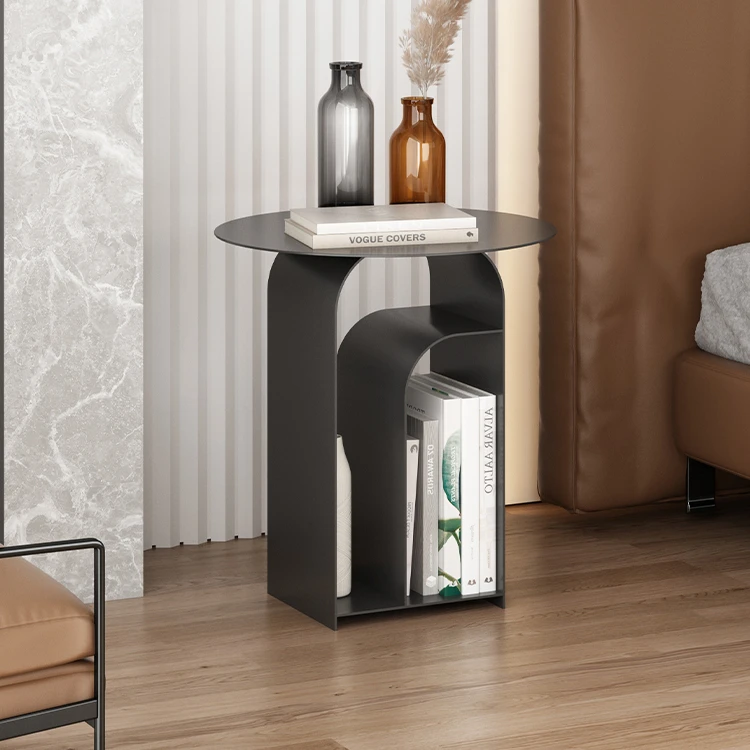 Круглые металлические приставной стол чайный столик сталинизации для гостиной