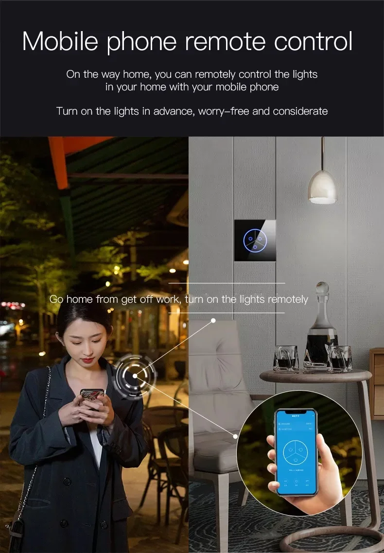 Переключатель TYSH для умного дома с поддержкой Wi-Fi + Zigbee