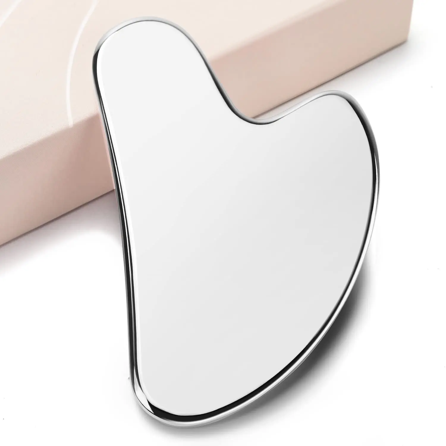 High Quality Food Level Metal Material Facial Beauty Massage Tool SUS304 Stainless Steel Gua Sha