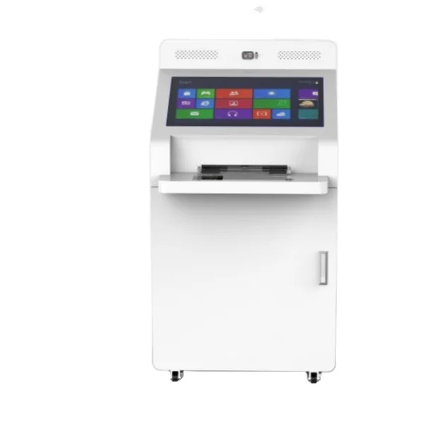 Китайский производитель киосков, система Windows Android Pos, сенсорный экран, самопечатный киоск с дозатором наличных монет и сканером QR-кода