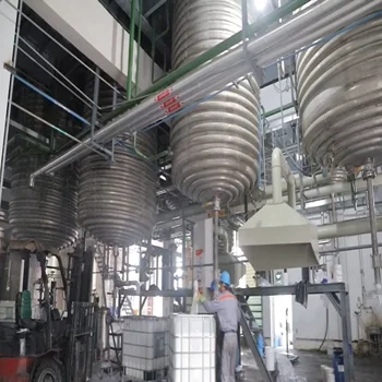 Polyester/cotton blended fabric fireproof powder coating with nitrogen and phosphorus