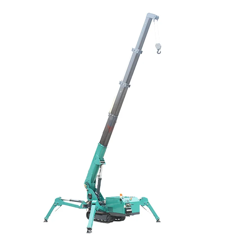 New Design YG Crawler Mobile Crane RC Yanmar Engine Spider Crane With Fly Jib Man Basket Spider Crane