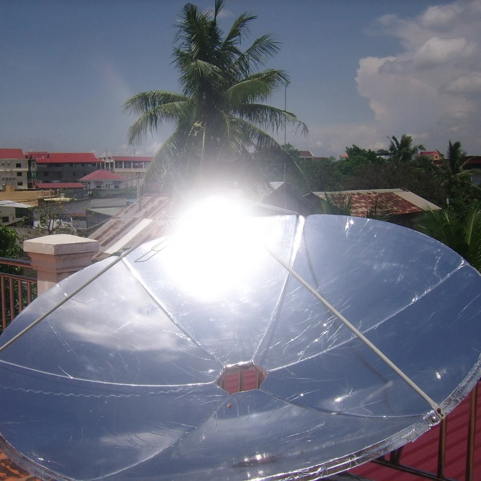 Portable Parabol dish sun oven solar cooker