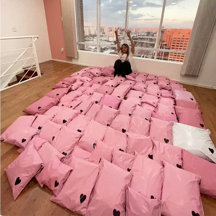 Custom Logo Biodegradable Compostable Postage Satchels Plastic Envelopes Shipping Courier Poly Mailer Mailing Bags For Clothing