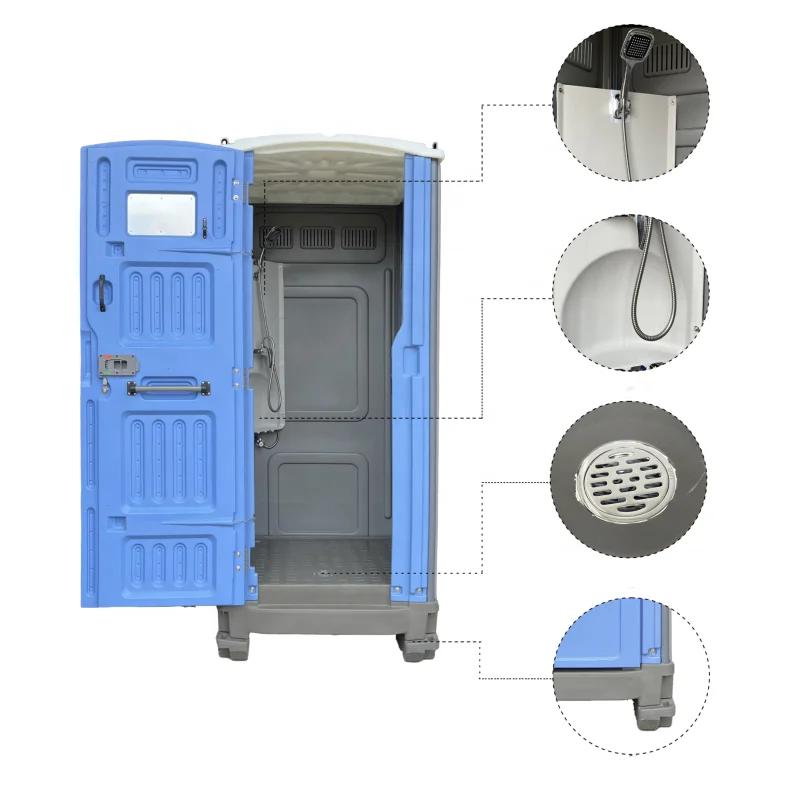 Portable Mobile Detachable Folding Shower Room Prefab Bathroom Shower unit Bath and Bathroom for Home Outdoor Use