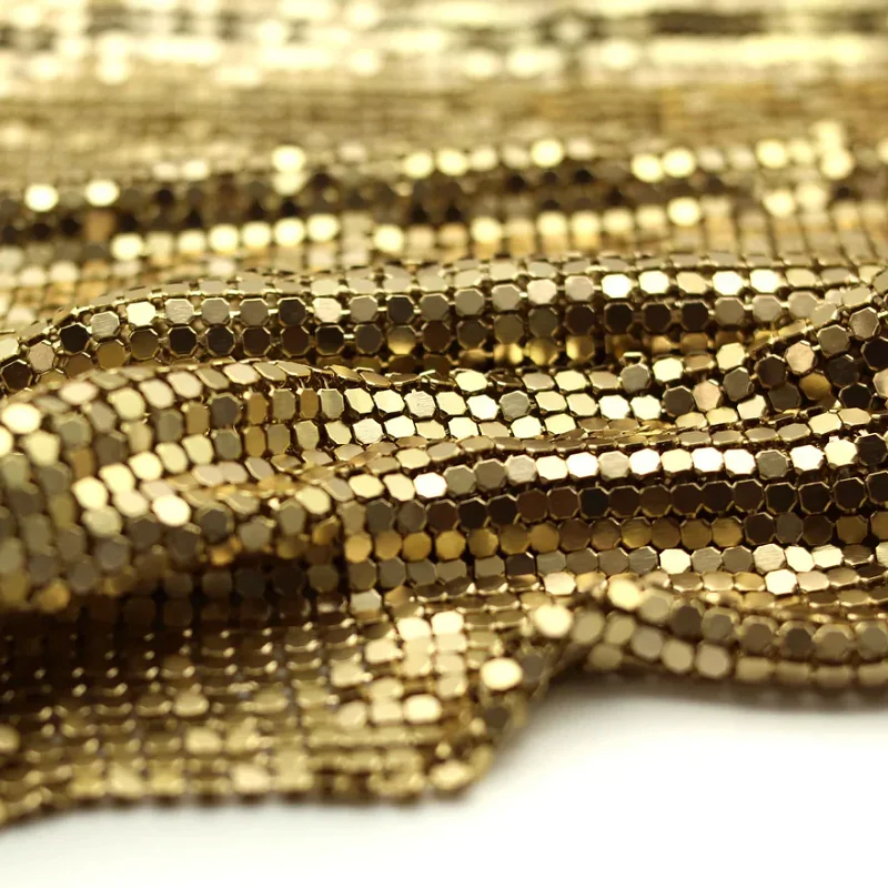 Блестящая серебряная, золотая, металлическая сетка 3 мм с блестками для изготовления ювелирных изделий своими руками