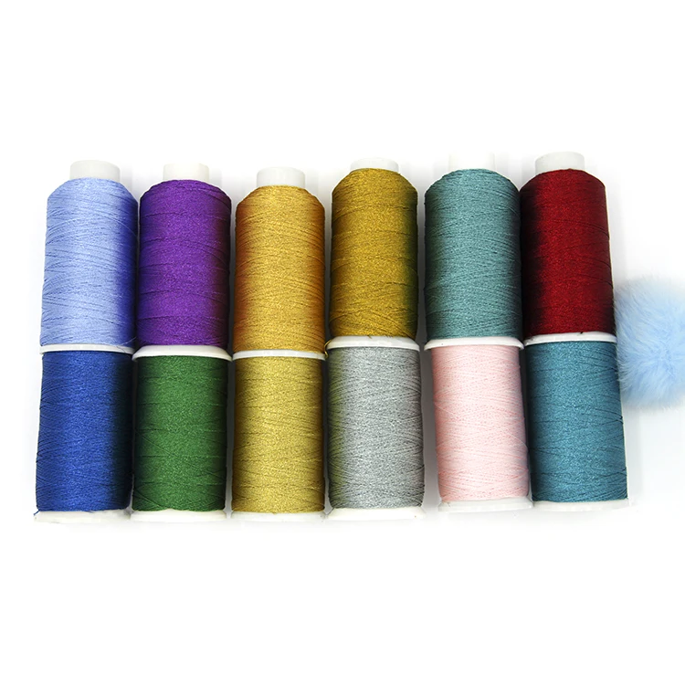 
High Tenacity Abrasion Resistance metallic yarn Color strands 