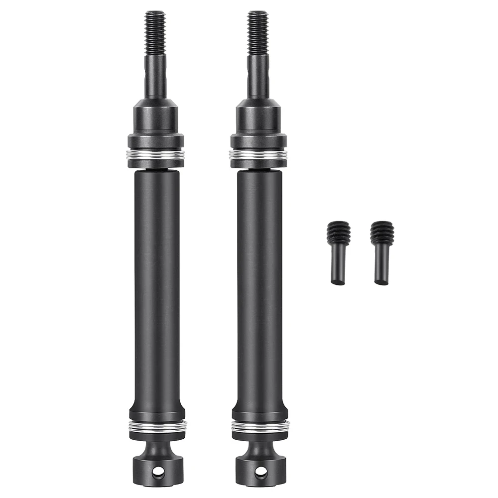 Reinforced Front & Rear CVD 2Pcs Steel Drive Shaft for Mini E-Revo Summit VXL Slash 4WD 1/16 RC Car Upgrade Spare Parts