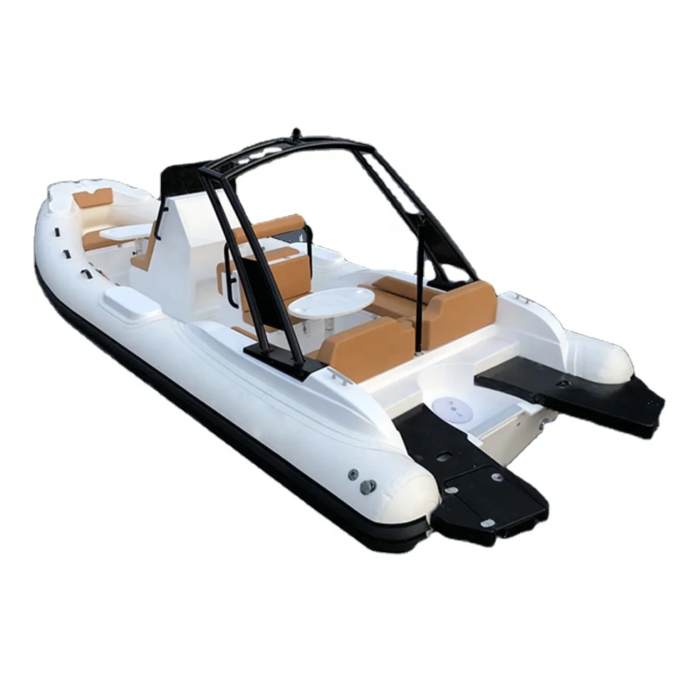 Liya 6.6m hypalon rigid inflatable boat rib sport fishing boats for sale