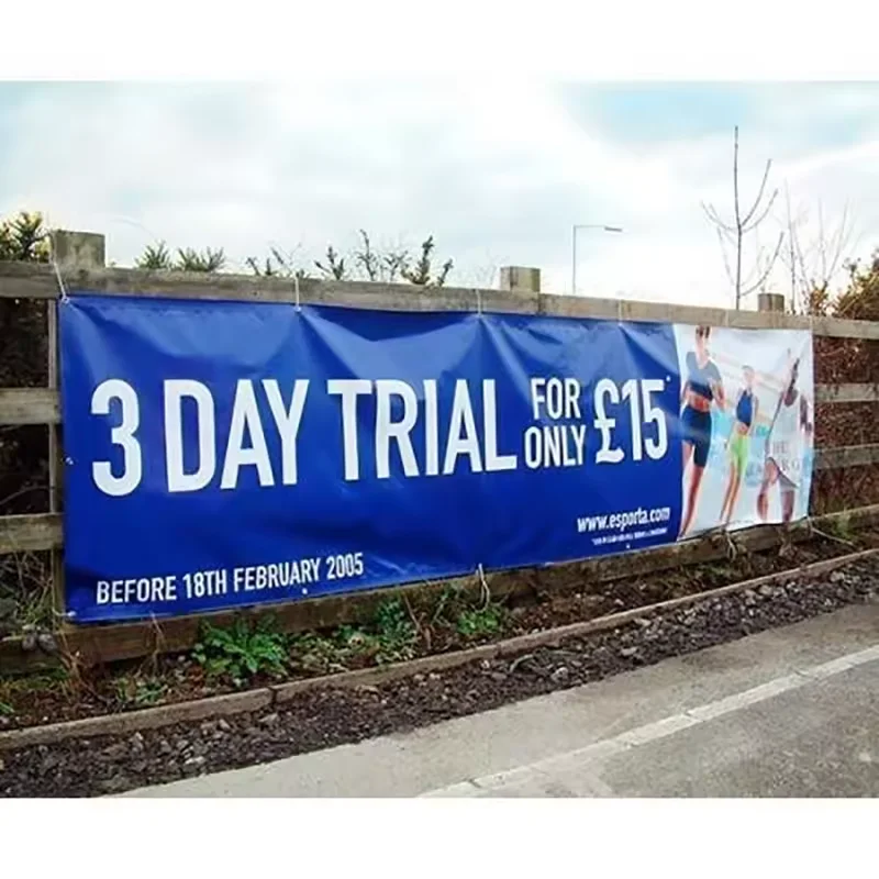 18Oz Custom Outdoor UV Printing Vinyl Marketing Advertising Banner PVC Flex Banner