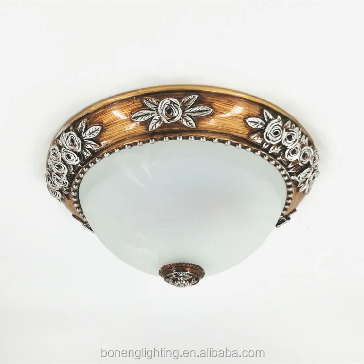 
Incandescent light source resin cover ceiling lighting 2XE27 40W types of ceiling lights for indoor room 