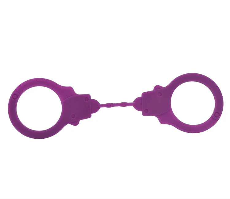 SM Cosplay Game Toys For Couple Bondage Gear Silicone Rubber Handcuff Sex Toy