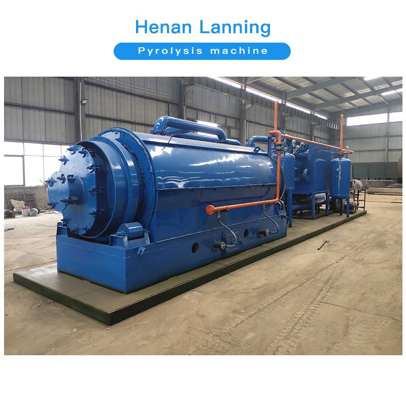 High performance small scale waste plastic pyrolysis to fuel oil machine