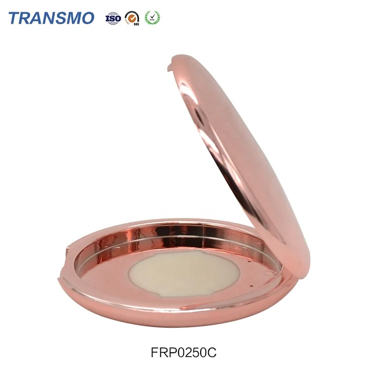 Empty air cushion foundation compact case cream blush container empty mirrored round empty compact case matte