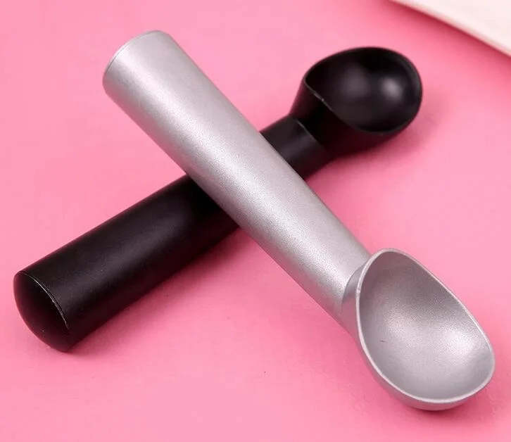 Factory Wholesales Aluminum Silver Ice Cream Spoon