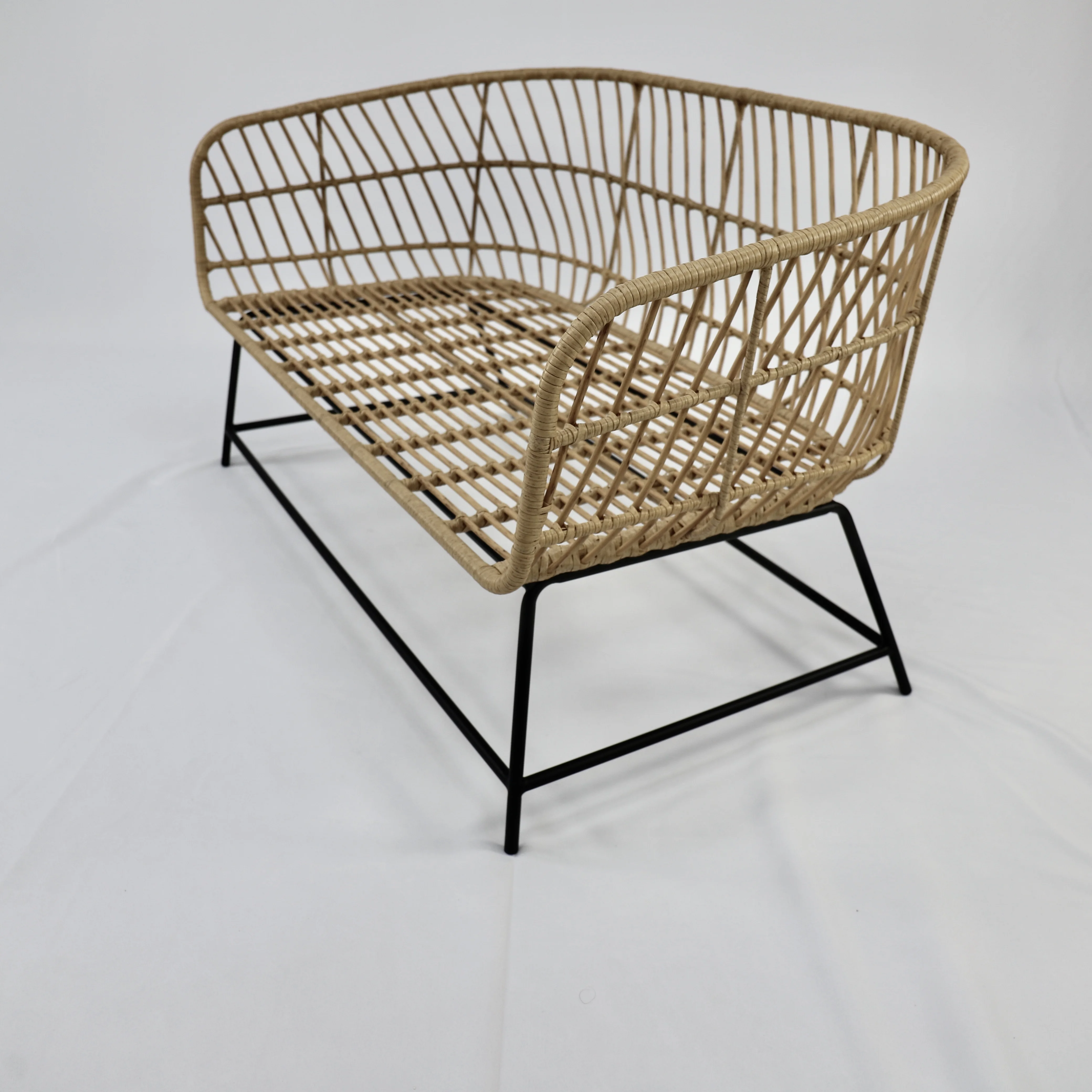 2022 Hot Sale Spring Garden Furniture Pation Furniture Outdoor Rattan Chair Sofa For Sale