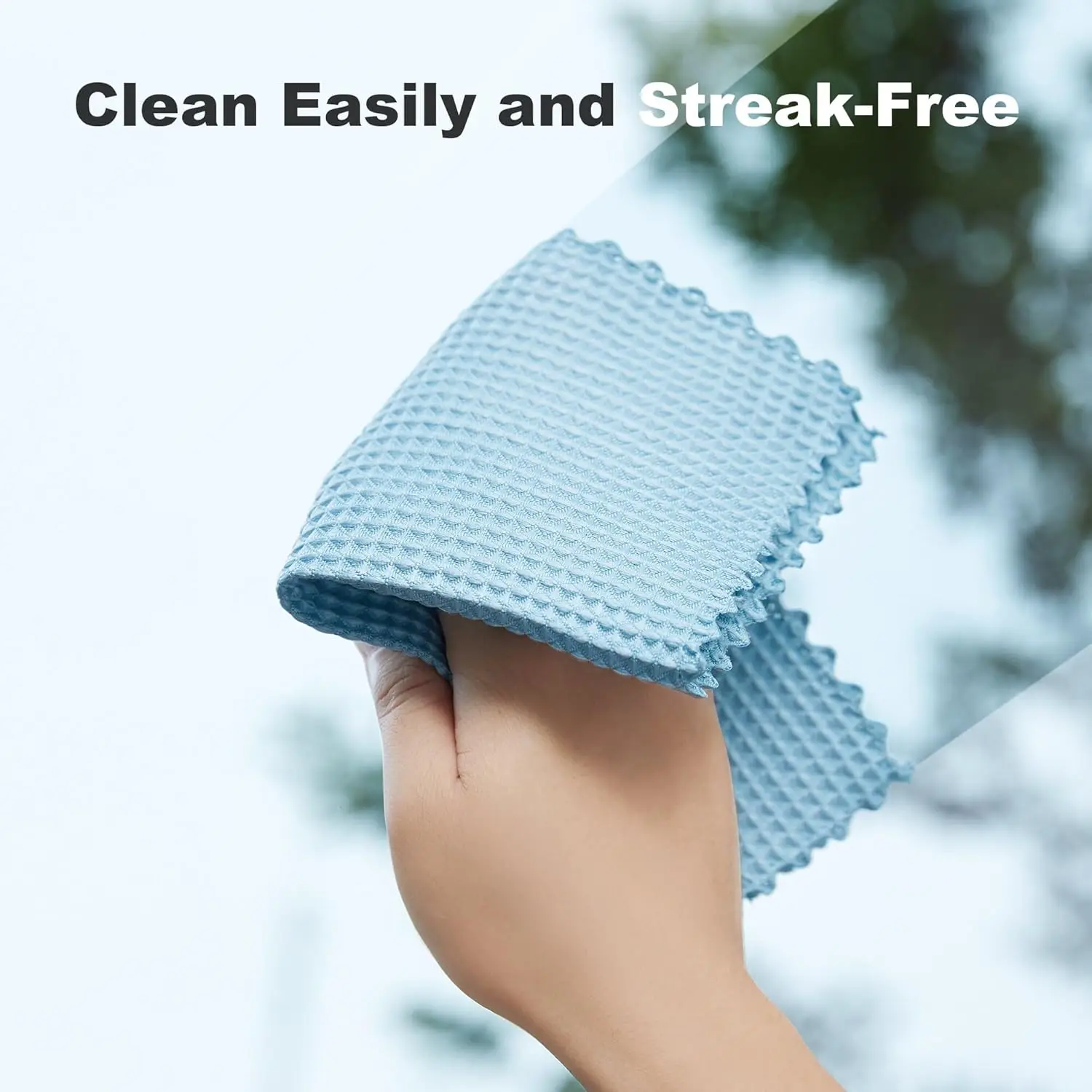 Microfiber Cleaning Cloth, Kitchen Towels for Dish Drying Washing, Absorbent Streak Free Lint Free Rags for Cleaning