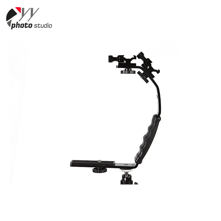 Shoe L-Shape, creating a feeling of weightlessness with Bracket Holder for Flash Camera Mini DV Camcorder