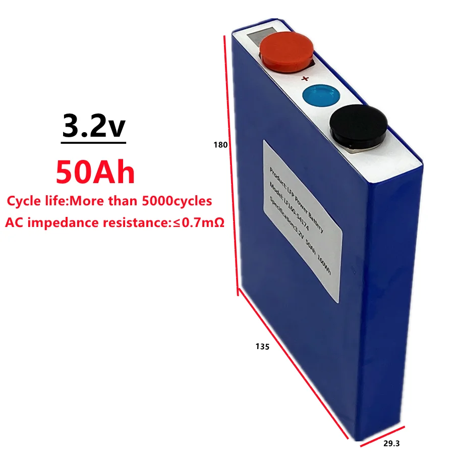 Lifepo4 3.2v Prismatic Battery Cell 15ah 20ah 50ah 60ah 100ah 125ah 228ah 200ah 202ah 206ah 280ah 310ah Ev Solar Storage