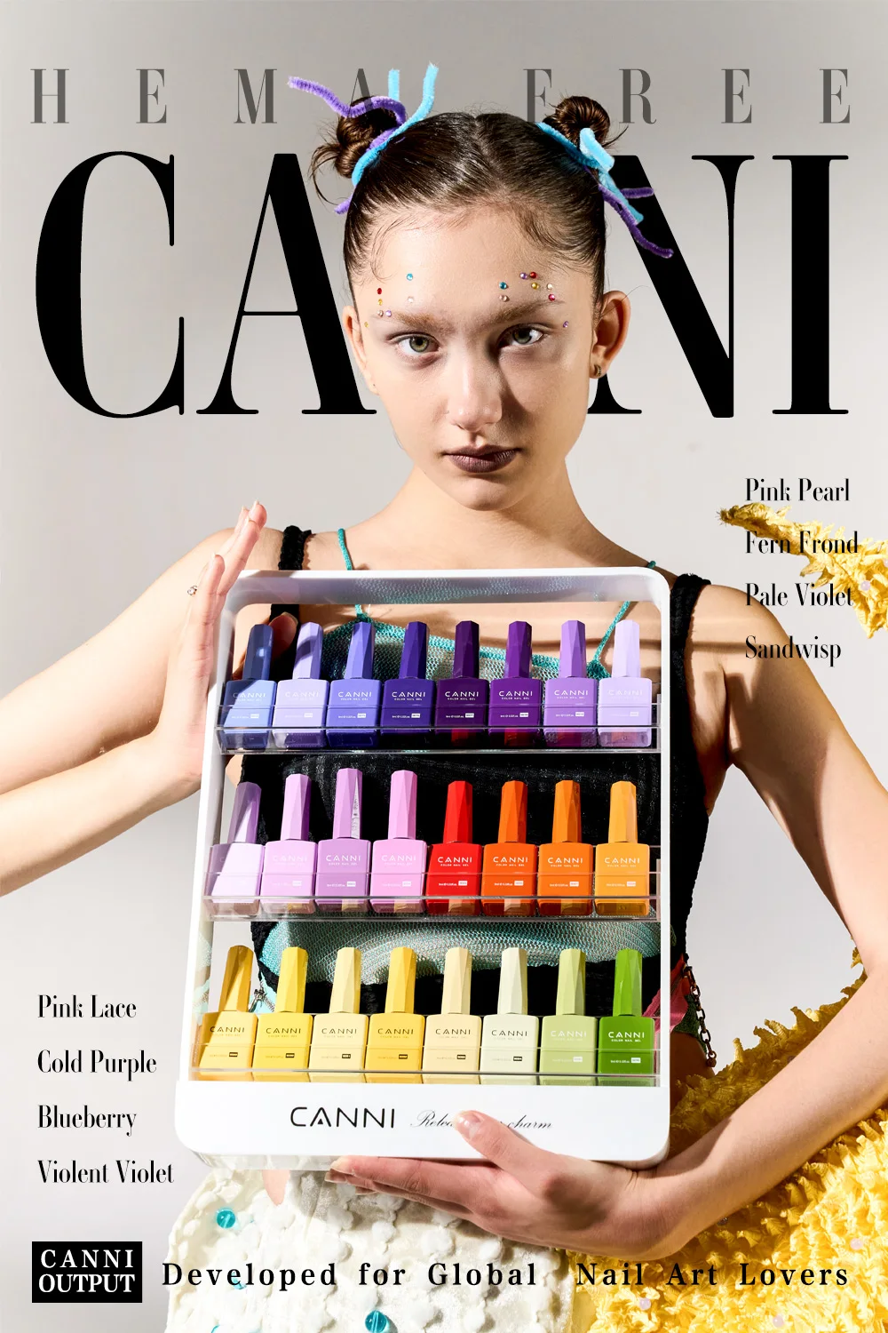 144 colors CANNI 2024 New Series 9ml Hema Free Esmaltes Soak Off UV Gel Polish High Quality Nail Art UV Nail Polish gel varnish