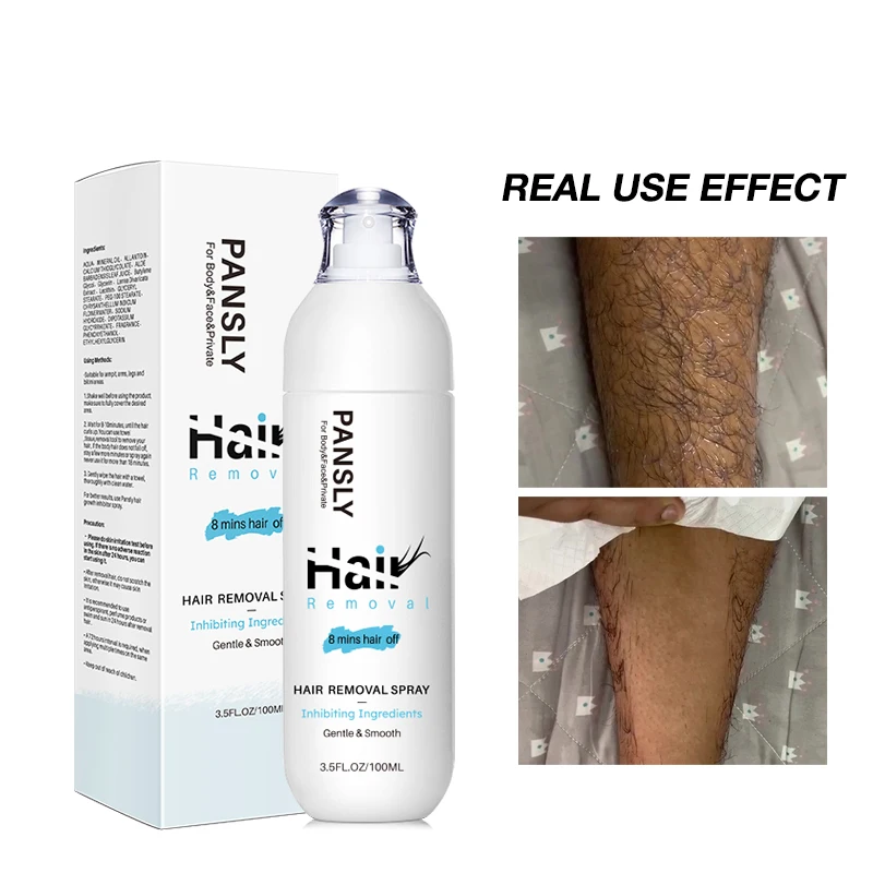 New Pansly 100ml Pubic Hair Removal Spray Cream At Home Use Removal Hair Oil for Whole Body