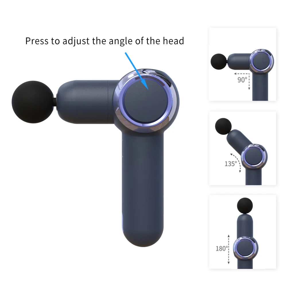 Chiropractic Adjusting Deep Tissue Muscle Cordless Massage Gun 24v  Fascia Handheld Percussion Body Massager Gun