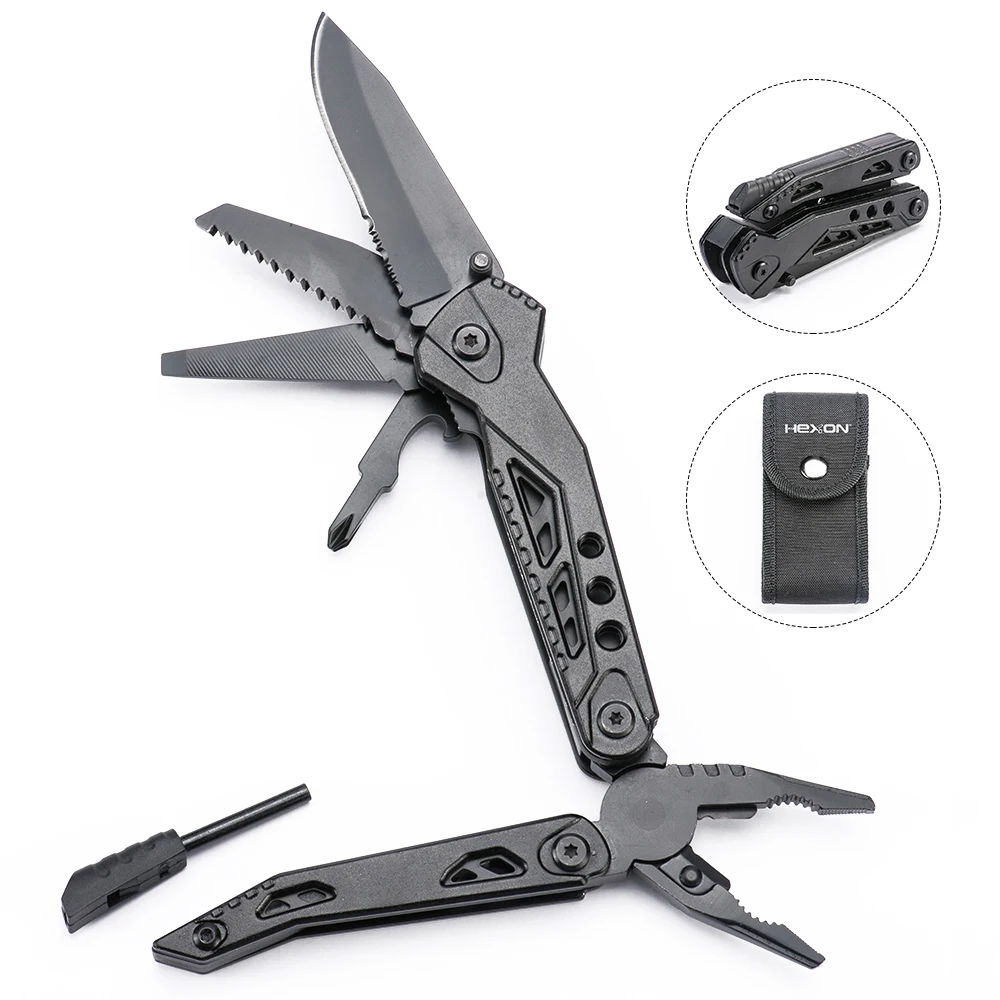 Stainless steel multifunction purpose plier knife outdoor survival camping pocket foldable folding multi tool