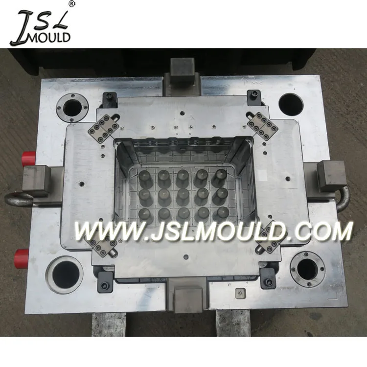 Quality Taizhou JSL Mould Factory Plastic Injection Bottles Beer Crate Mold