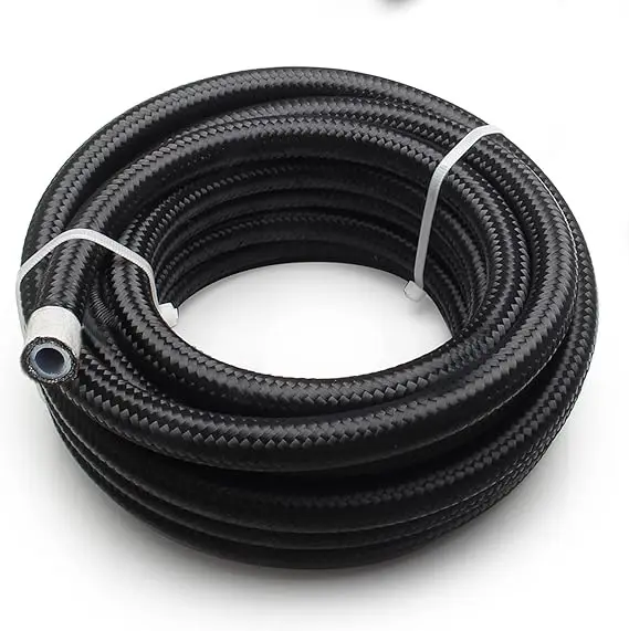 ptfe smooth core hose ptfe corrugated hose r14 tube braided cover