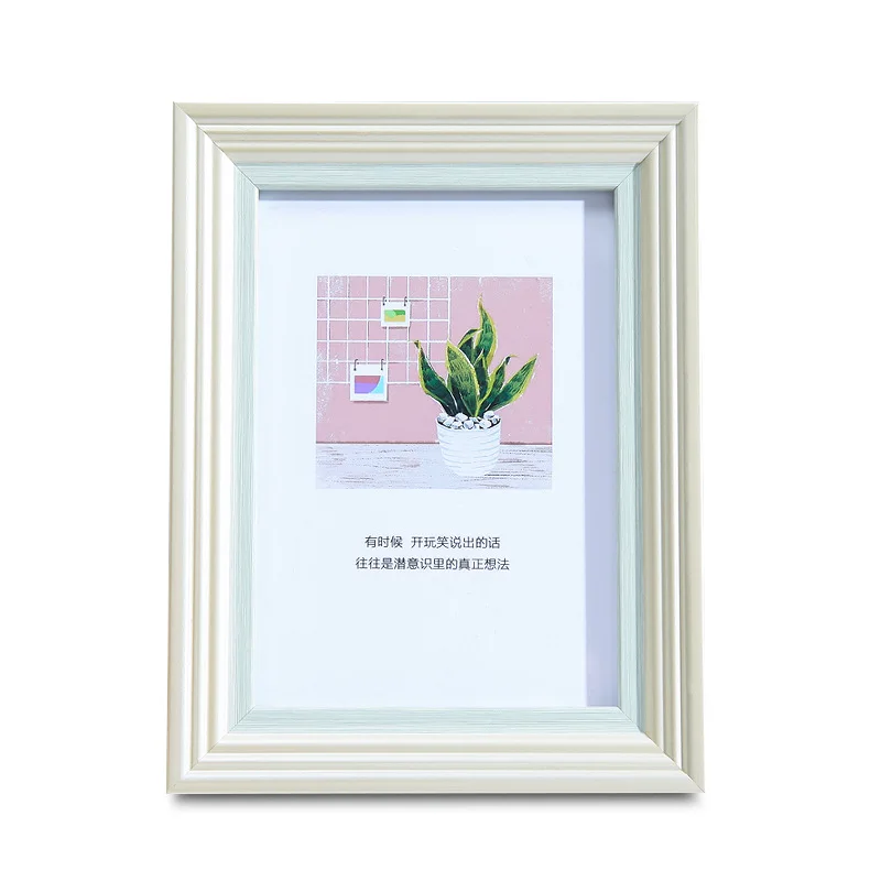 Рамка для фотографий в литературном стиле, креативная Европейская фоторамка 5, 6, 7 дюймов, настенная детская фоторамка