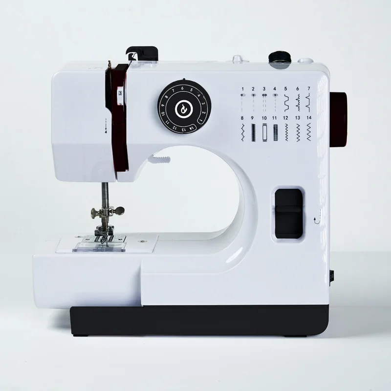 Ukicra 725 household sewing machine 14-line double-needle multi-functional desktop mini small sewing machine for sewing machines