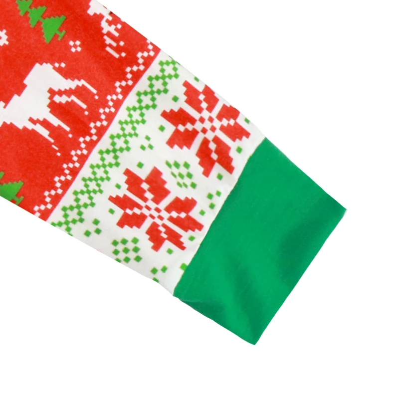 Customized Accept Little Girl Casual Pajamas Sets Autumn Winter Christmas Baby Boys Two-Pieces Sets Pajamas Wear