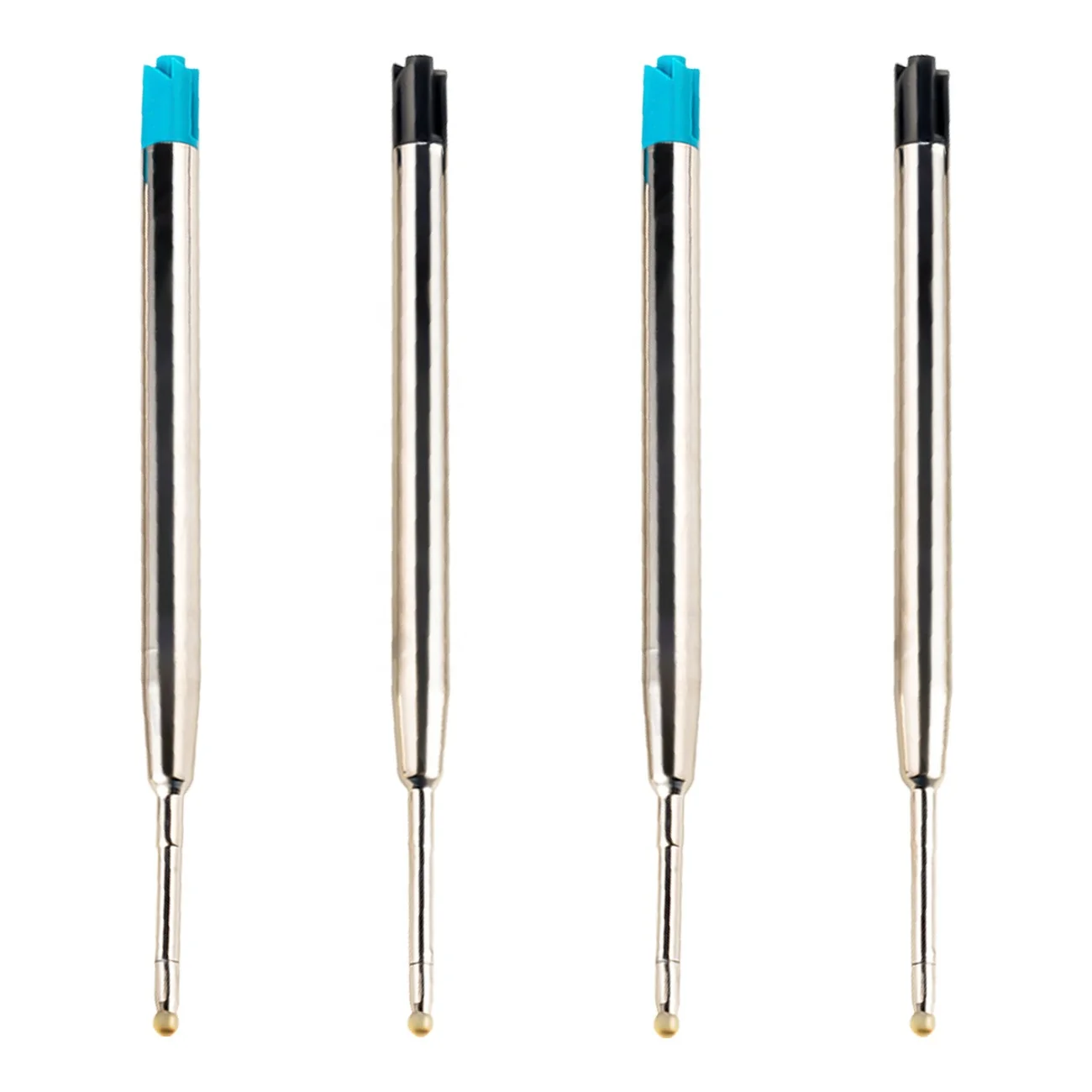 G2  PARKER 424 9.8cm long oil ink switch metal  replacement refill with 1.0 writing line for glitter floating ball pen