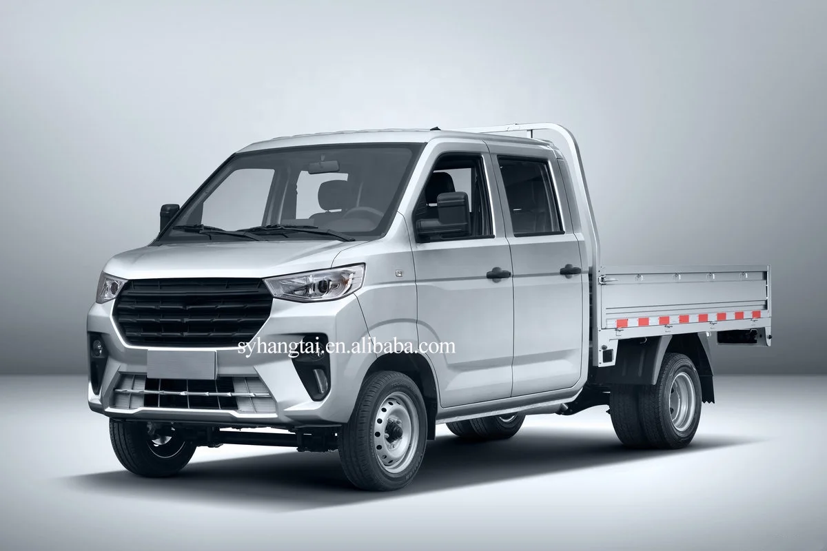 Customized New Energy Mini Double Row Cargo Truck Gas CNG Fuel Maximum Load 1500kg 5MT Transmission