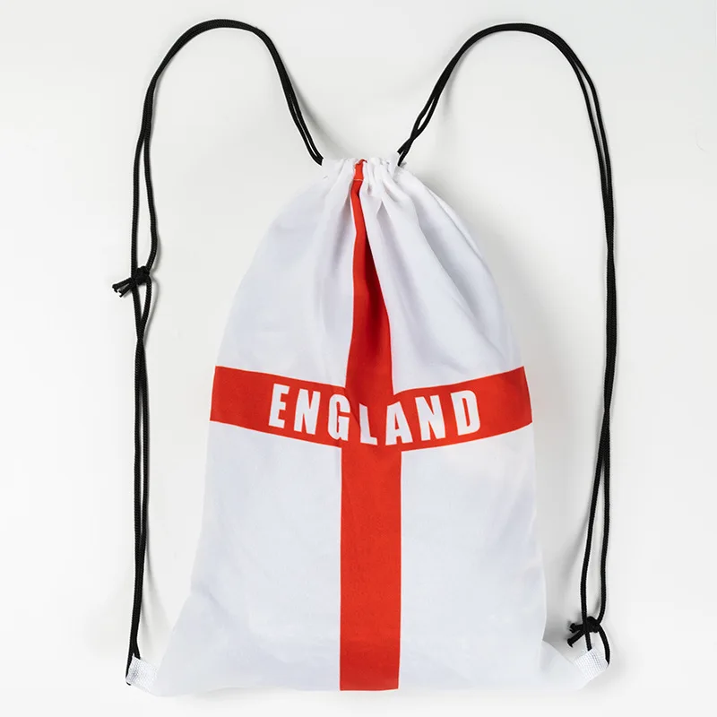 2022 Qatar World Cup Fan Supplies Flag Football Drawstring Backpack  World Cup Commemorative Gift