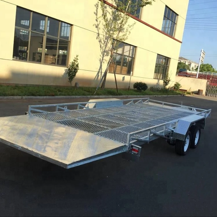 13x6 ft tandem Axle Galvanized Small Car Trailer
