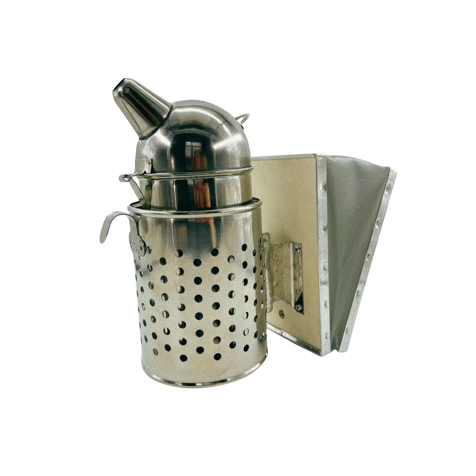 Domed Stainless Steel Smoke sprayer Bee Smoker Apiculture Beekeeper Dedicated Smoked bee Beekeeping Equipment