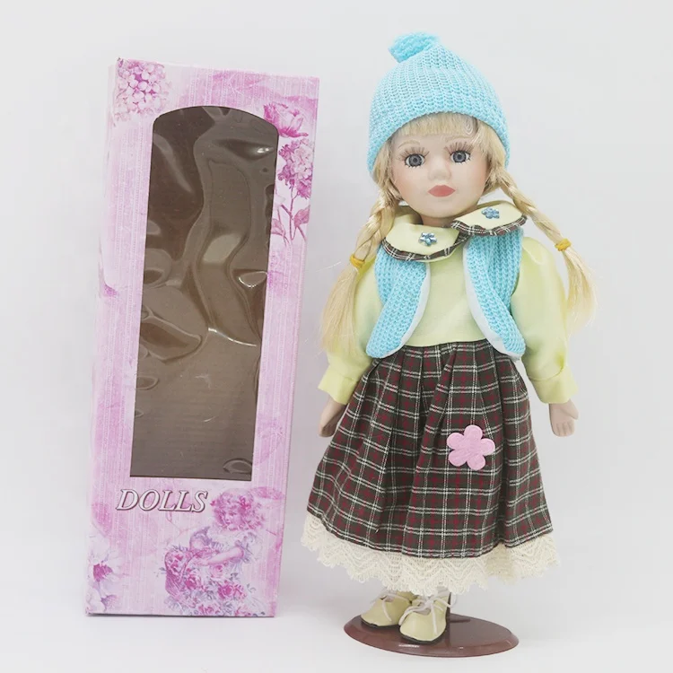 Низкий минимальный заказ красивые элегантные керамические фарфоровые кукольные лица дешевые оптовые головки (упаковка в подарочную коробку)