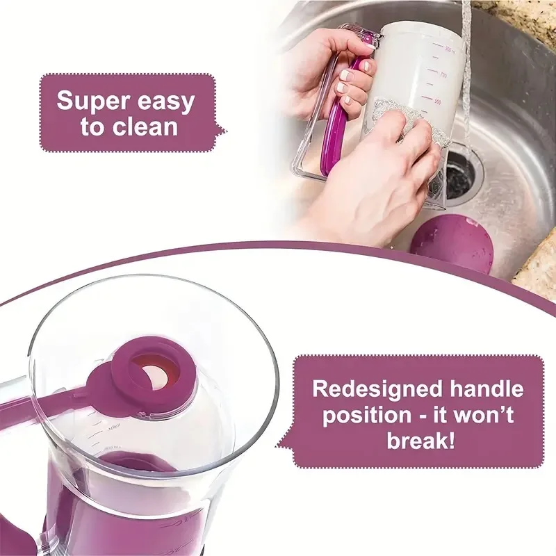 Pancake Batter Dispenser Peanut Butter Dispenser Batter Funnel Separator Baking tool suitable for cupcakes waffles muffin