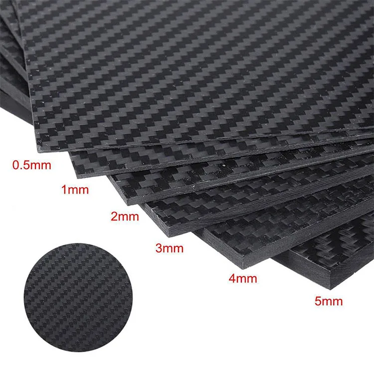 Пользовательские углеродного волокна лист 3k углеродного волокна панели cnc углеродного волокна лист