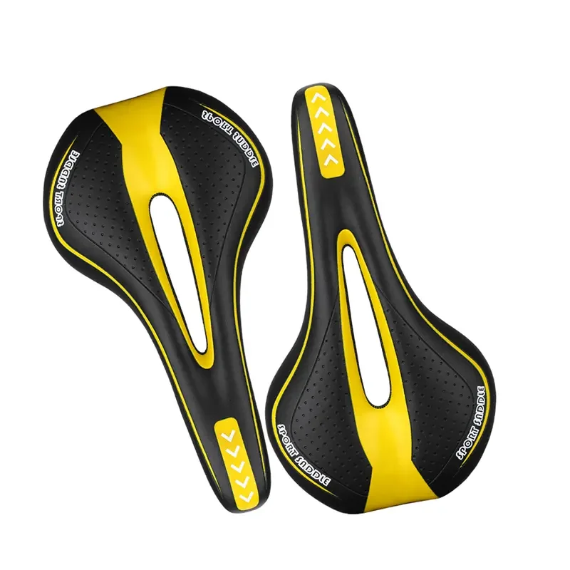 6 Colors Extra Soft Bicycle Saddle Cushion Bicycle Hollow Saddle Cycling Road Mountain Bike Shockproof Seat Bicycle Accessories
