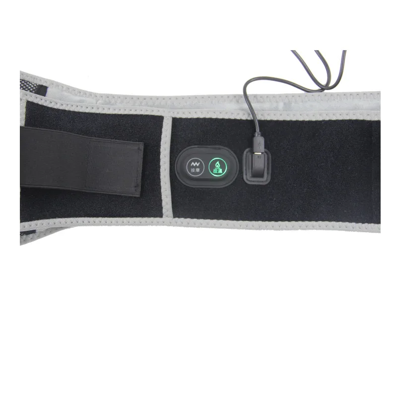 Factory wholesale heating waist massage belt back support belly vibrator slimming electric weight loss belt