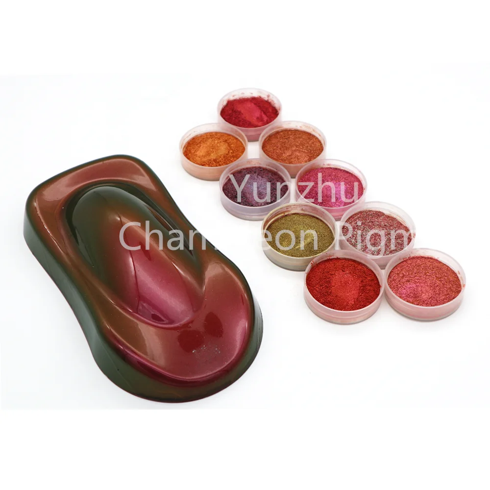 Bulk color shift auto paint 1kg best price car coating chameleon mica paint powder