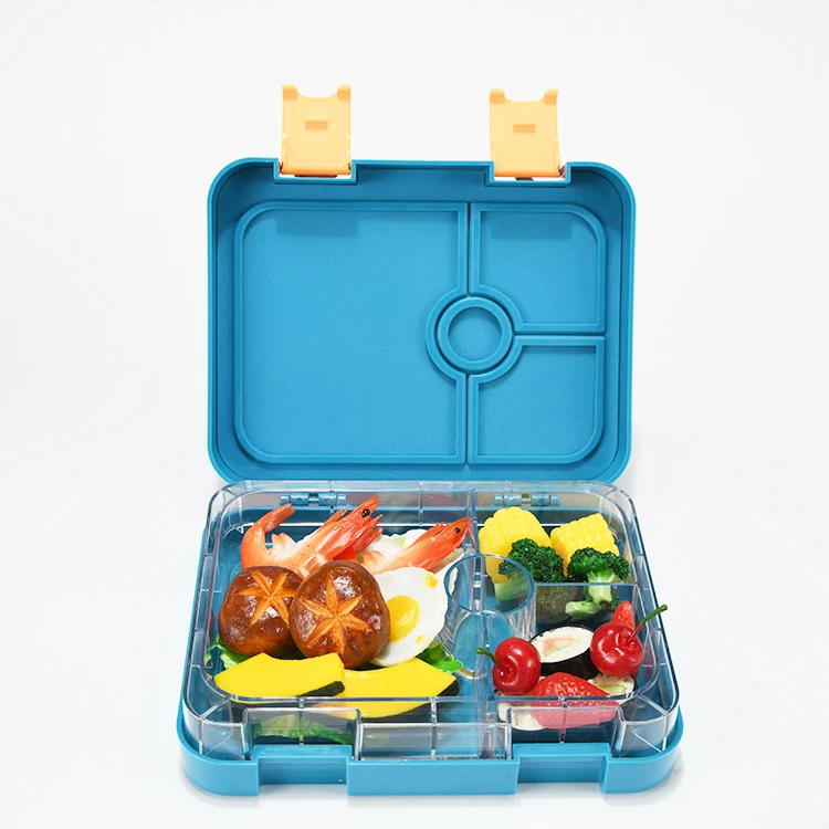 Leakproof Food Storage Containers Meal prep 4 Compartment Bento Lunch Box