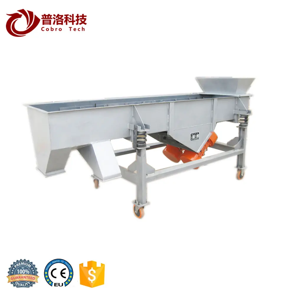 Linear Vibrating Sieve machine for dehydrated vegetables Garlic Ginger onion potato carrot granules tea granule