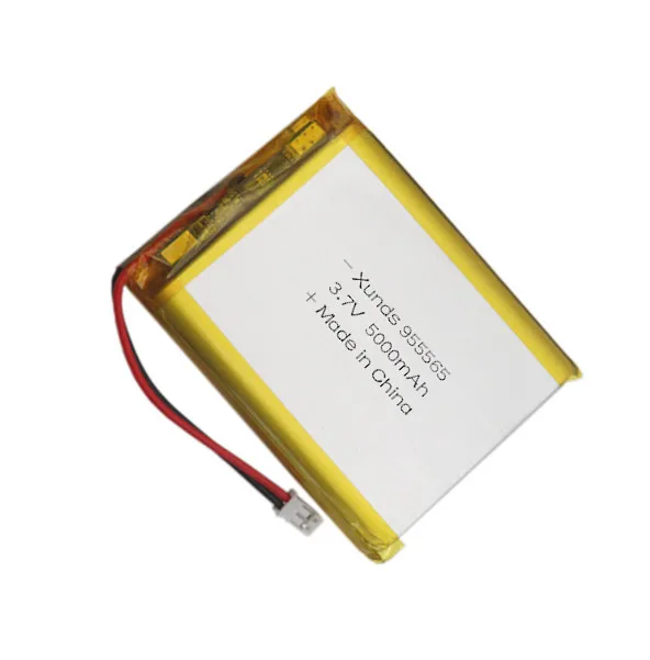 High quality hot sale 3.7v5000mah medical equipment smart home lighting mobile power supply polymer lithium battery 955565