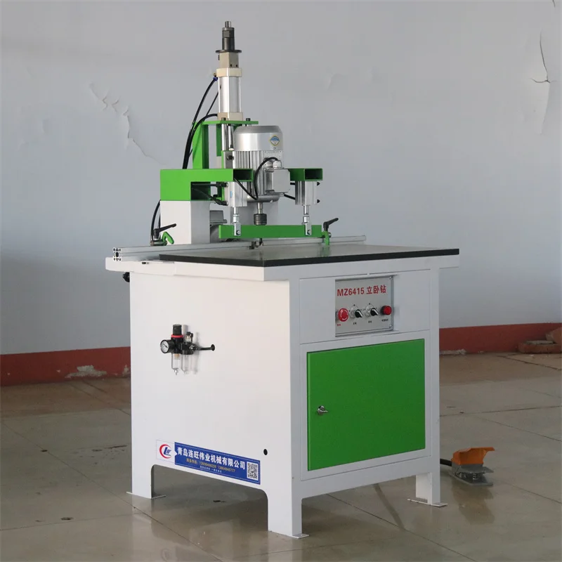 QDLW Multi-spindle Double Rows Wood hole Drilling Machine Wood Boring Machine