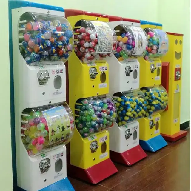 Wholesale Hot Sale new mini cute doll eggs twisting machine  capsule egg surprise gasapon game machine for sale