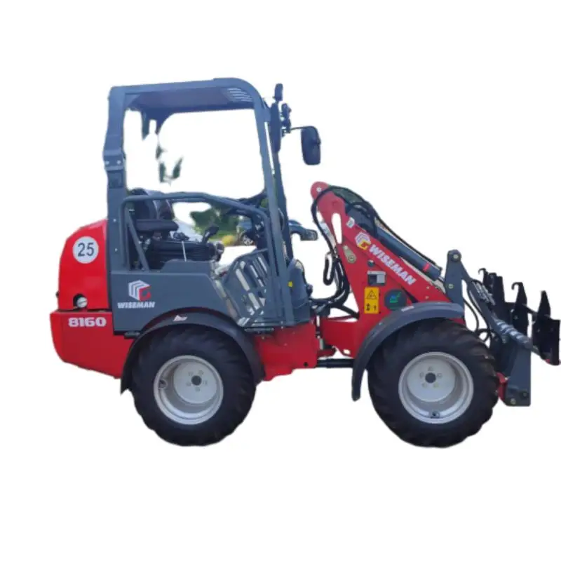 New Compact Tractor with Loader Bucket and Mini Excavator Attachment - Versatile Farming and Construction Tool