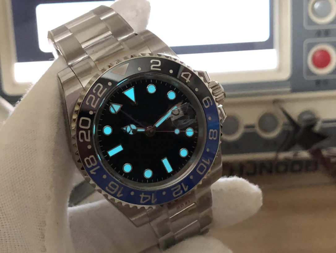 CF VSF Роскошные Брендовые Часы 3186 3285 движение Черный Синий ободок Мужские автоматические механические часы низкая цена оптовая продажа